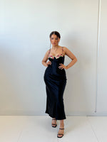Tiana Midi Dress - Black