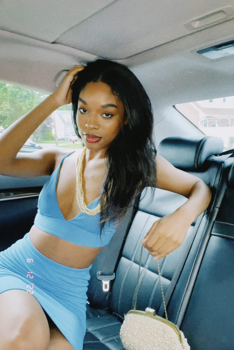 Cosmo Two Piece Set - Blue