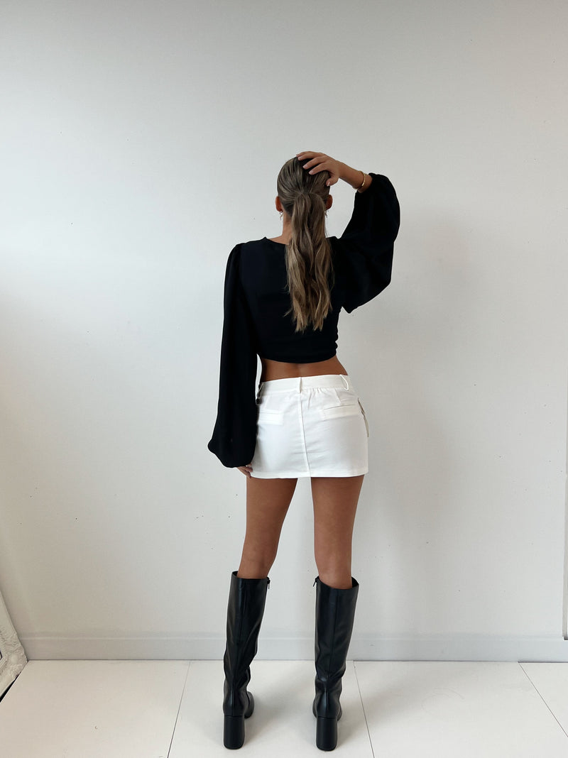 Almada Mini Skirt - White