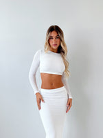 Pascal Crop Top - White