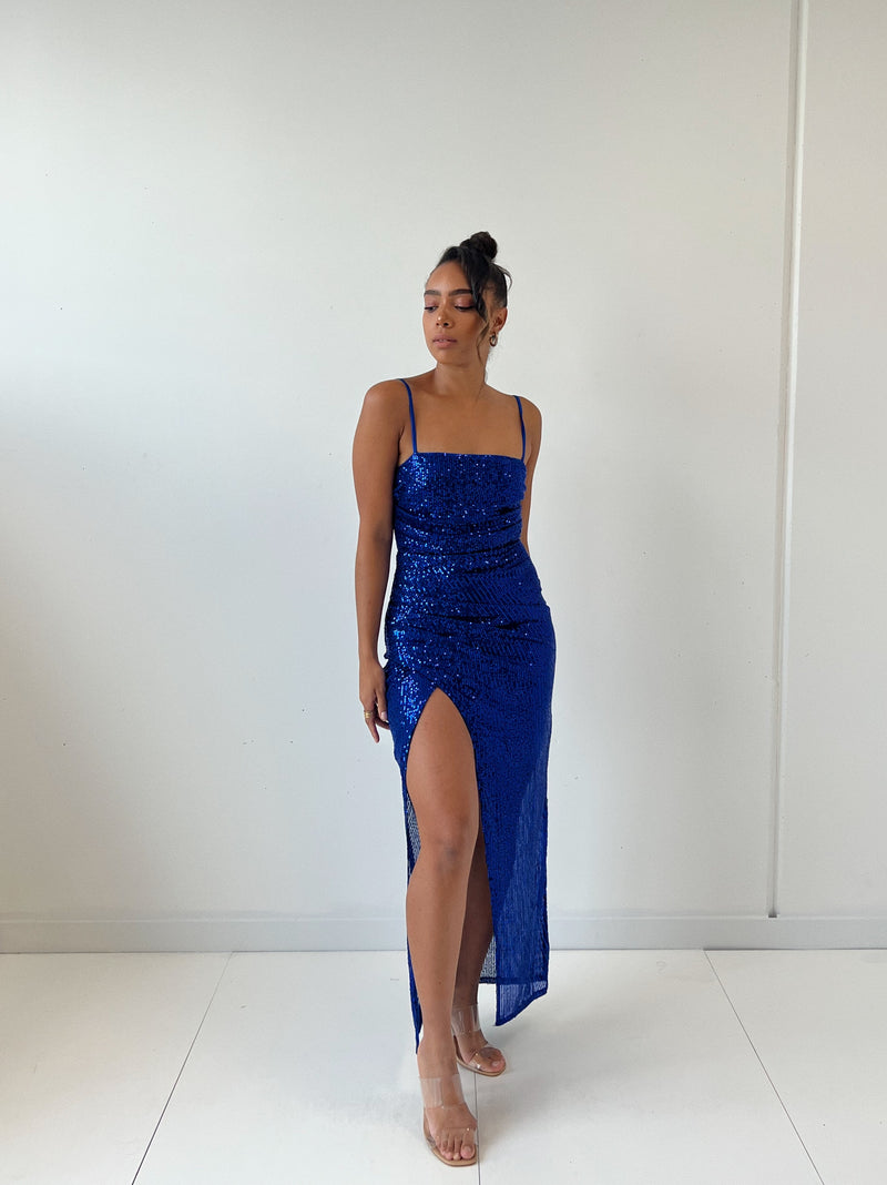 Letisha Maxi Dress - Blue