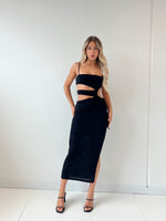 Hollie Midi Dress - Black