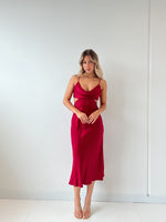 Cleo Midi Dress - Red