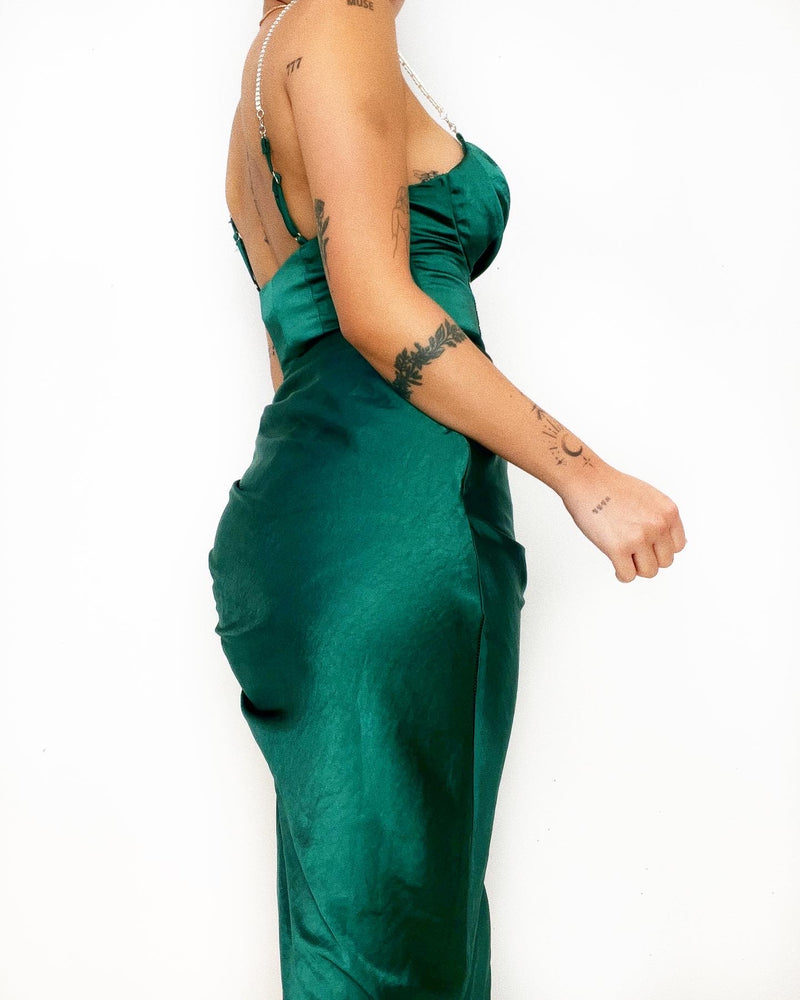 Heidi Midi Dress - Green