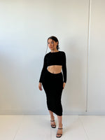 Pascal Crop Top - Black