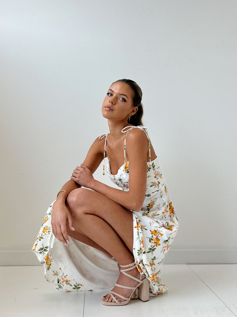 Amiah Floral Midi Dress