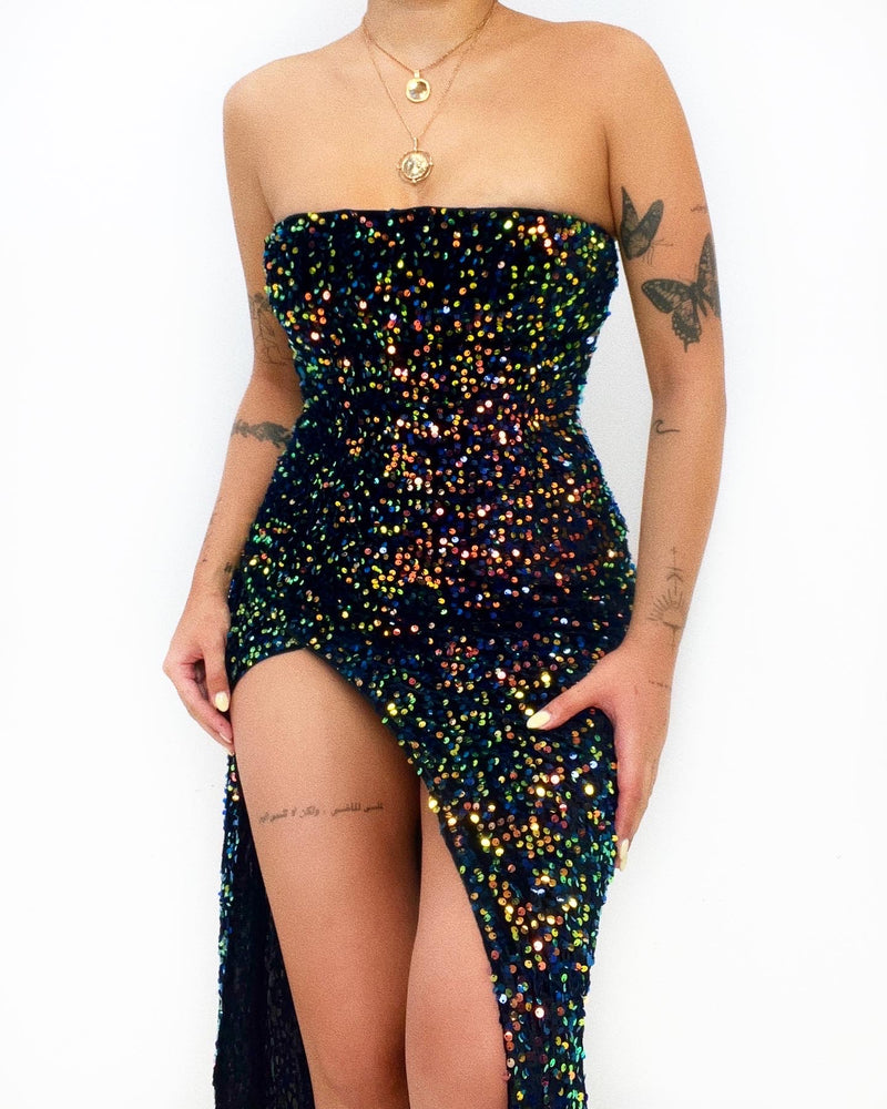 Ethelyn Midi Dress - Black