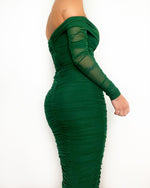 Maize Midi Dress - Green