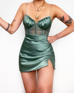 Olivia Mini Dress - Sage