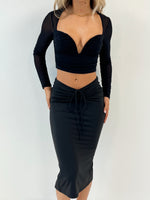 Faye Crop Top - Black