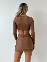 Ryan Two Piece Set - Brown