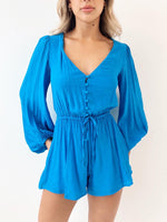 Cedar Playsuit - Blue