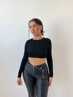 Pascal Crop Top - Black