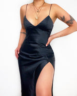 Rumours Midi Dress - Black