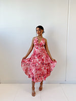 Auden Floral Midi Dress - Pink