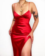 Rumours Midi Dress - Red