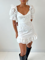 Daley Mini Dress - White