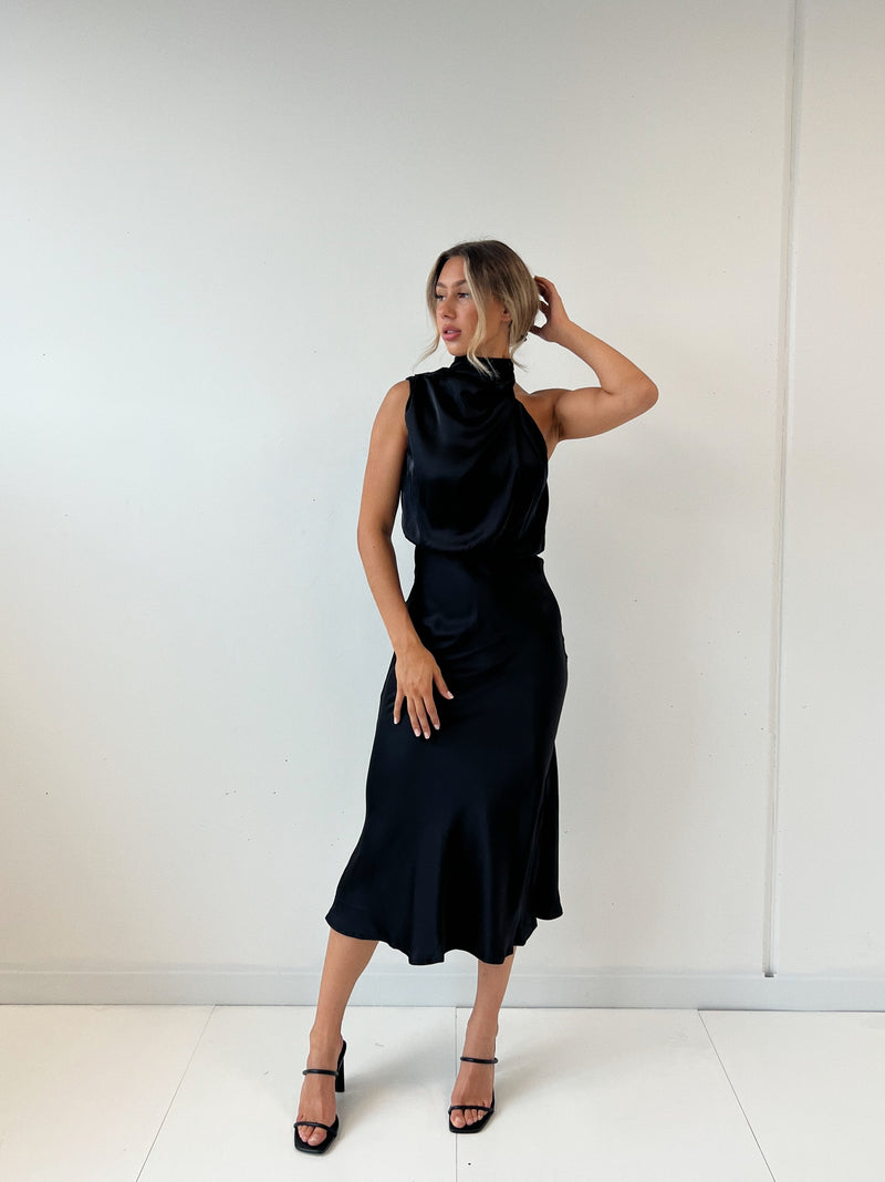 Natalia Maxi Dress - Black