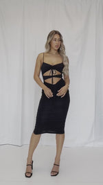 Ramona Midi Dress - Black