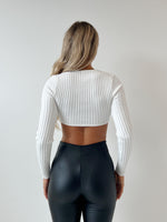 Keira Knit Top - White
