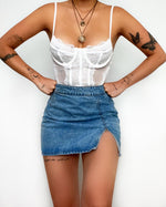 Peyton Laced Corset - White
