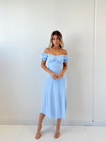 Ellison Midi Dress - Blue