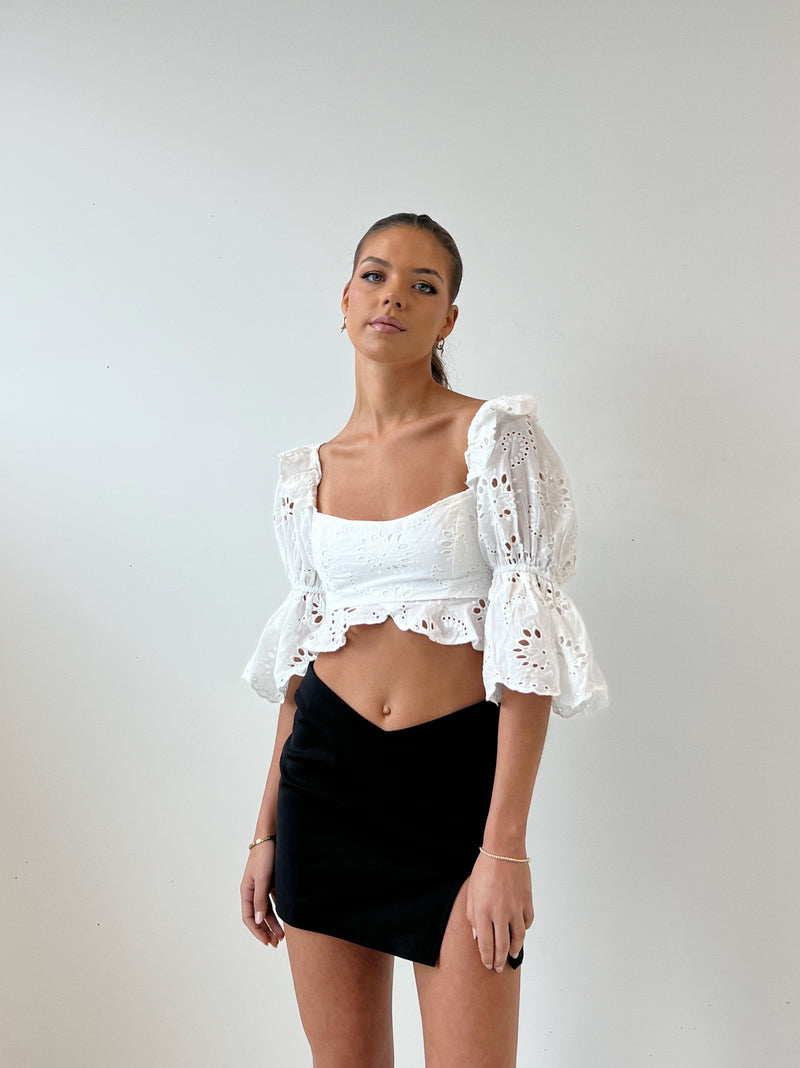 Kesie Mini Skirt - Black