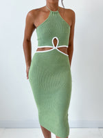 Allura Midi Dress - Green