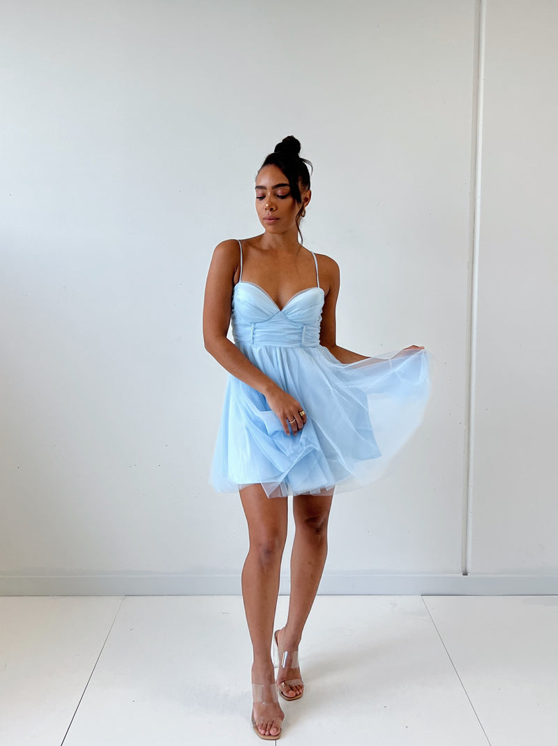 Ballerina Mini Dress - Blue