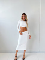 Pascal Crop Top - White