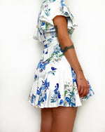 Santorini Floral Mini Dress