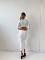 Pascal Midi Skirt - White