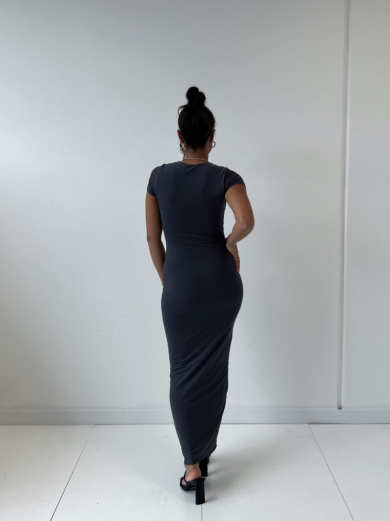 Gretchen Maxi Dress - Grey