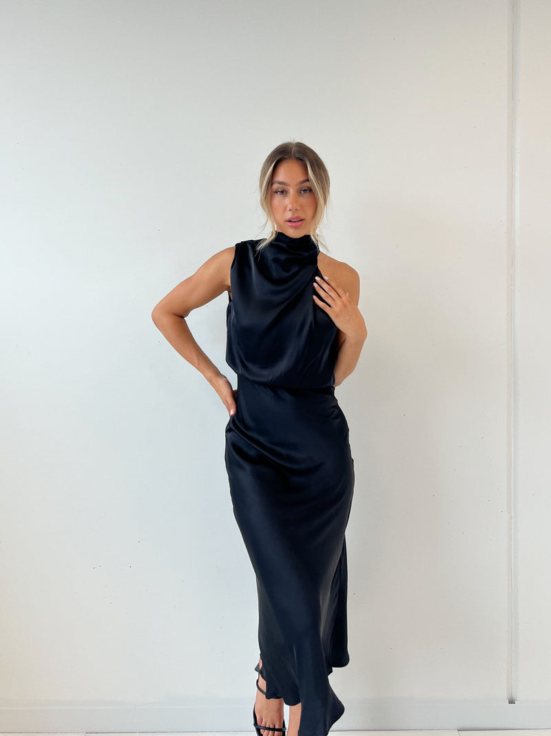 Natalia Maxi Dress - Black