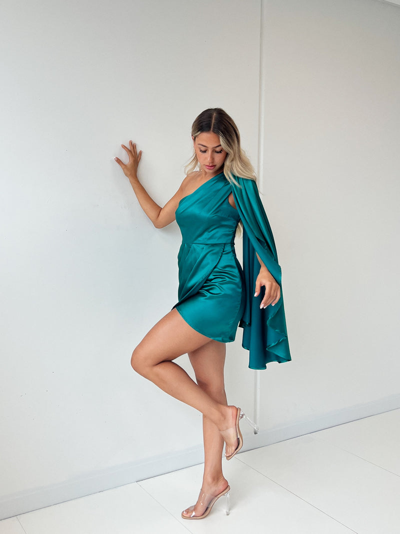Charlotte Mini Dress - Green