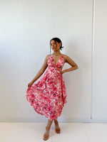Auden Floral Midi Dress - Pink