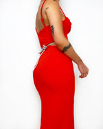 Yena Midi Dress - Red