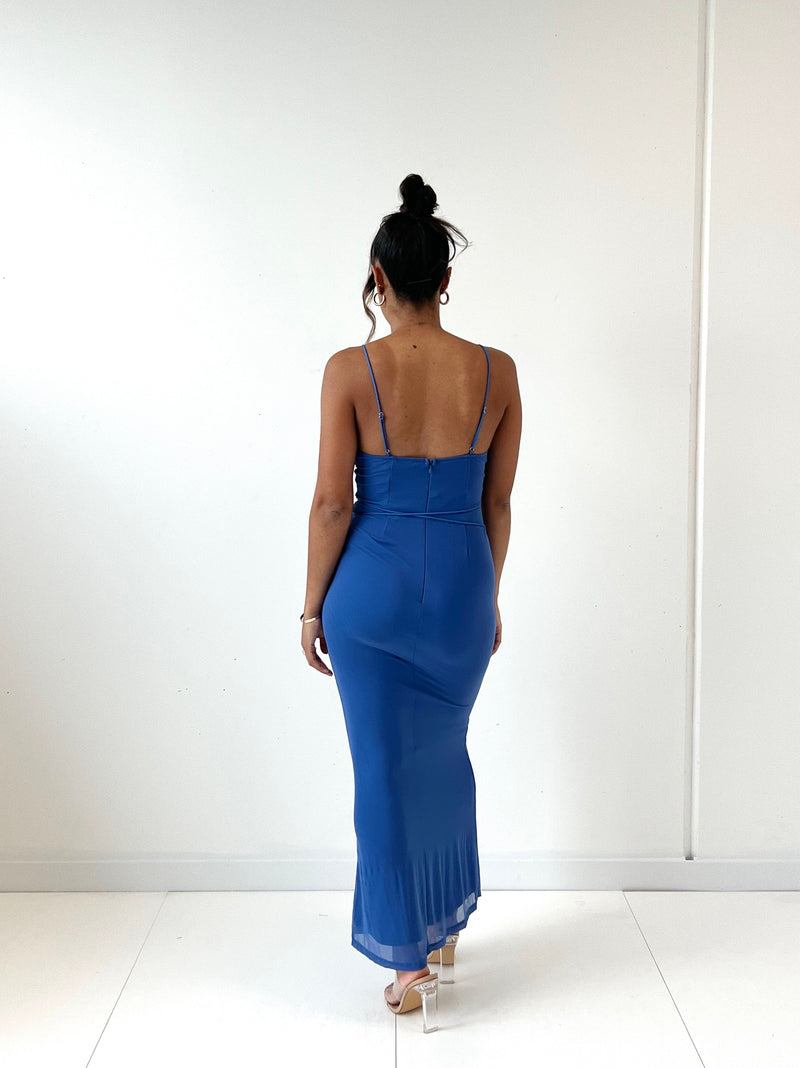 Evangeline Maxi Dress - Blue