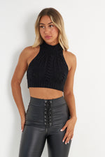 Mars Knit Top - Black