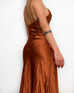 Hazel Satin Maxi Dress
