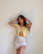 Moonlight Knit Top - Yellow