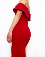 Parker Midi Dress - Red