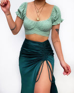Melissa Midi Skirt - Green