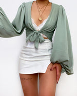 Callie Mini Skirt - White