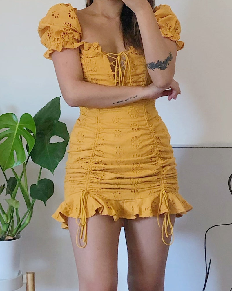Amelia Floral Mini Dress - Kameli Boutique
