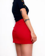 Callie Mini Skirt - Red