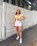 Moonlight Knit Top - Yellow
