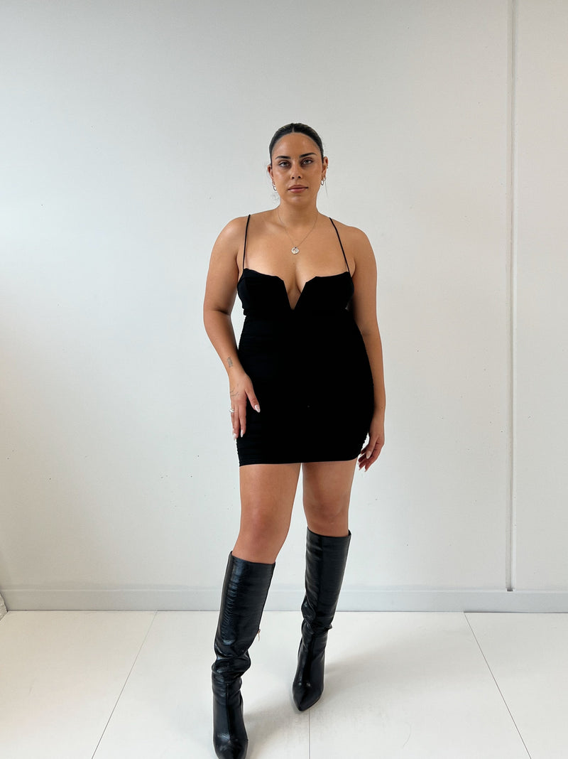 Alexis Mini Dress - Black