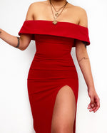 Parker Midi Dress - Red