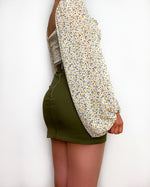 Callie Mini Skirt - Khaki